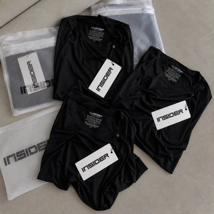 ➡️ Kit 3 Camisetas Light T-shirt Insider (3 Cores)