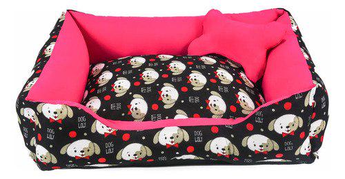 🐾 Caminha De Cachorro Impermeável + Ossinho M 60x50 Lavável