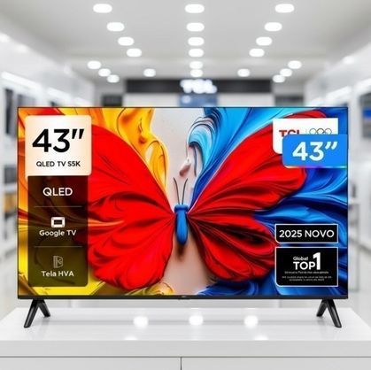 ➡️ Smart TV TCL 43" FHD QLED S5K Dolby Audio