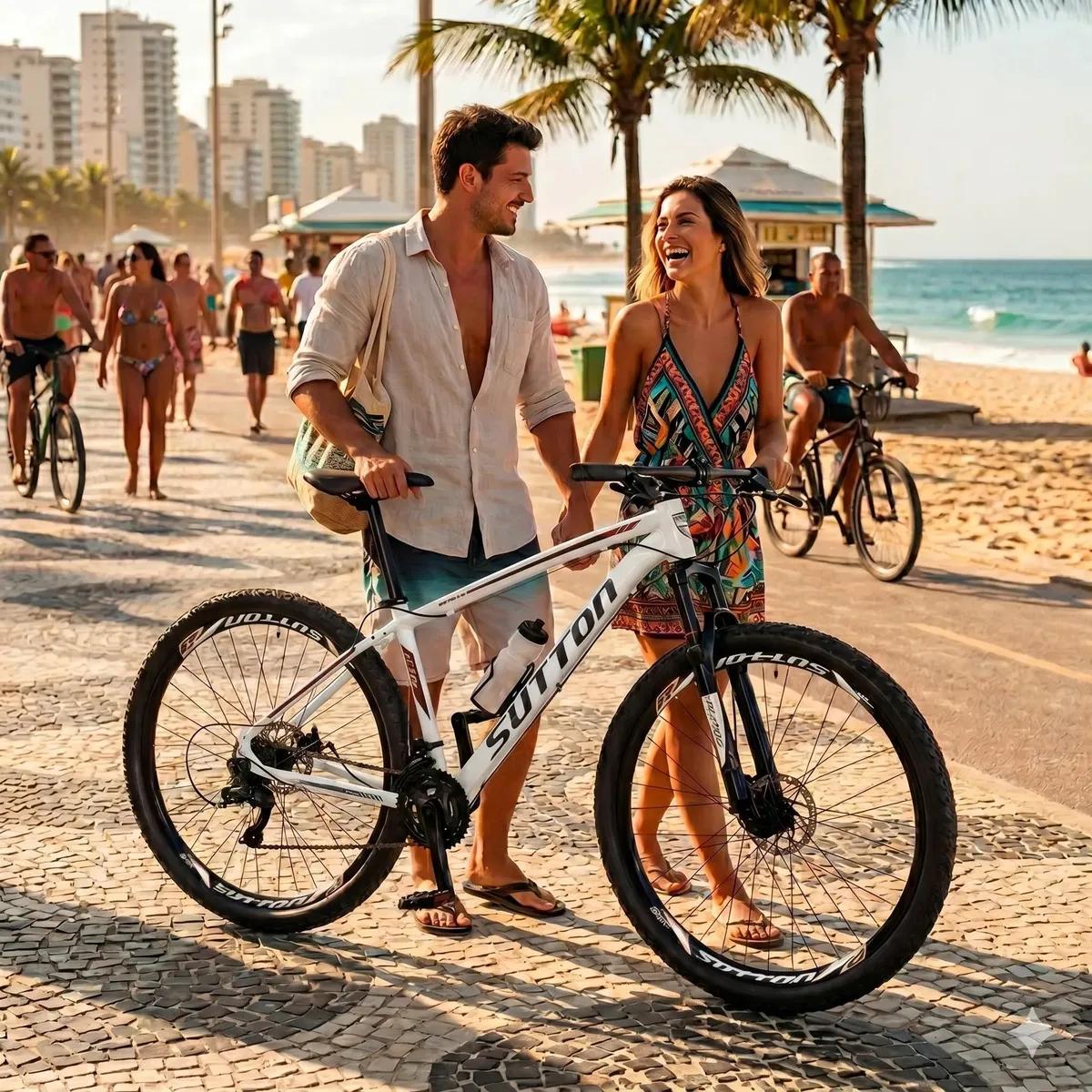 🚚 Bicicleta mountain bike masculina Sutton Blade R29 tamanho do uadro 17" - branco