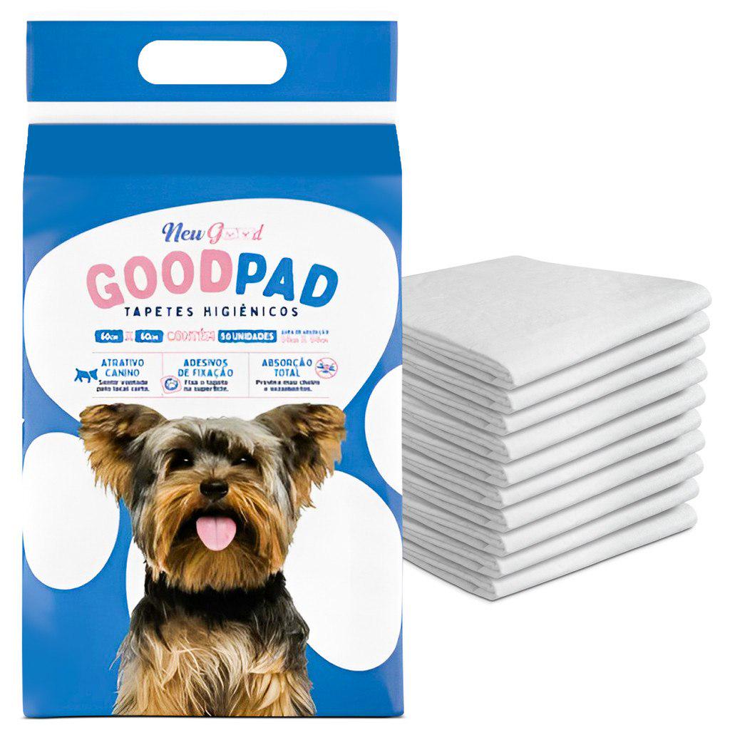 🐾 Tapete Higienico Good Pad 60x60 Com 50 Und Super Absorção
