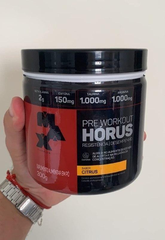 ➡️ Pré Treino 300g Hórus Citrus - Max Titanium