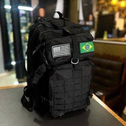 ➡️ Mochila Tática Impermeável Reforçada 50L
