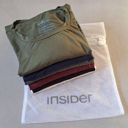 ➡️ Kit 3 Camisetas Light T-shirt Insider - Tamanho PP