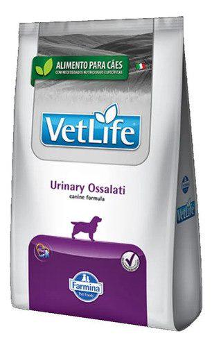 🐾 Ração Seca Vet Life Urinary Ossalati Cão Adulto 2kg
