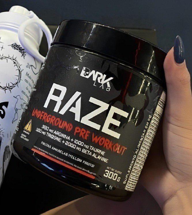 ➡️ Pre Treino Raze 300g Dark Lab (2 Sabores)
