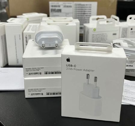 ➡️ Carregador Adaptador USB-C de 20W para iPhone Apple Branco