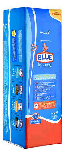 🐾 Tapete Higiênico Para Cães 82x60cm 30 Und Blue Premium - 1 Branco