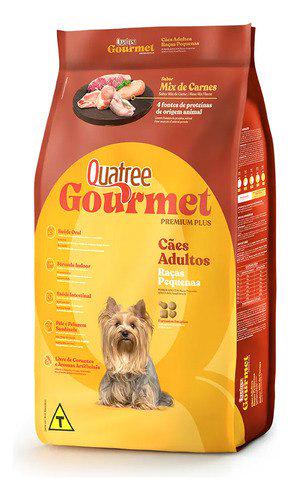 🐾 Ração Quatree Gourmet Cão Adulto Raça Pequena Mix de Carnes 10,1kg