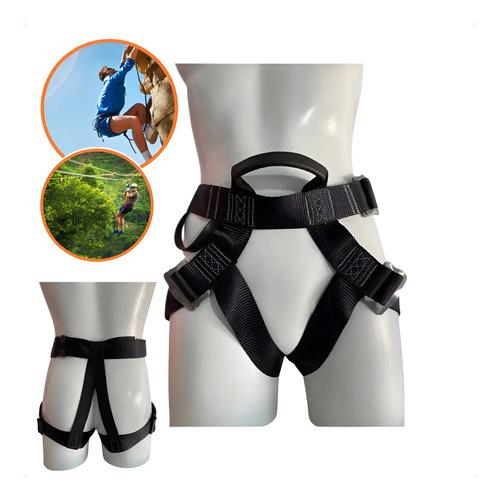 🚚 Cadeirinha Escalada Rapel Alpinismo Aço De Carbono Premium