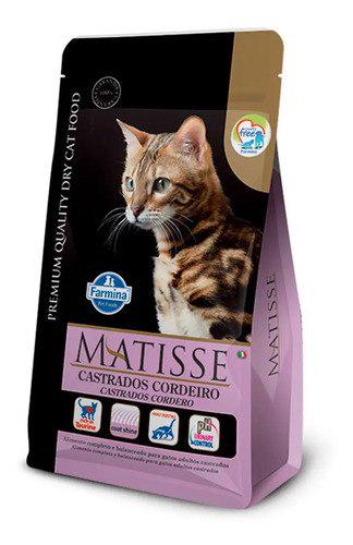 🐾 Ração Farmina Matisse Gatos Ad. Castrados Cordeiro - 7,5kg