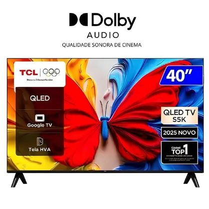 ➡️ Smart TV TCL 40" QLED Full HD Google TV