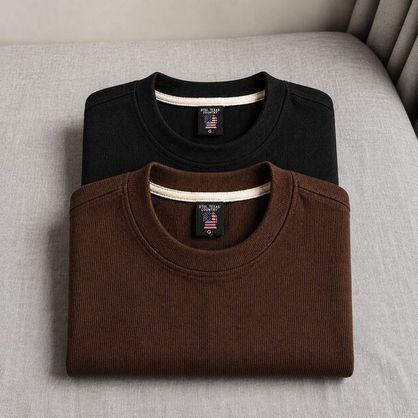 ➡️ Kit com 2 Camisetas Oversized Texturizado
