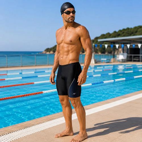 🚚 Bermuda P/ Natação Esportiva Solar Max Proteção Uv Fpu 50+