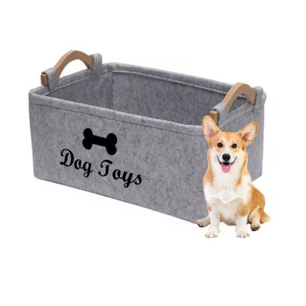🐾 Cesto Organizador Objetos Brinquedos Pet Cachorro Gato