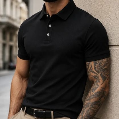 ➡️ Camisa Polo Piquet Slim (9 cores)