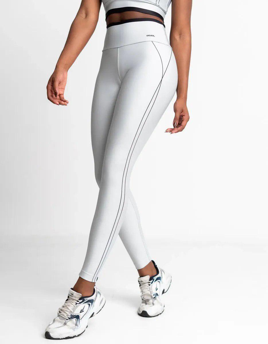 ➡️ Legging Feminina Para Academia Zero Transparência Cós Alto - Ciclico (2 Cores)