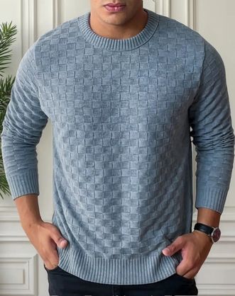 ➡️ Suéter Masculino Lã Tricot (8 cores)