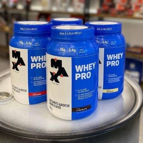 ➡️ Whey Pro Max Titanium 1KG Morango