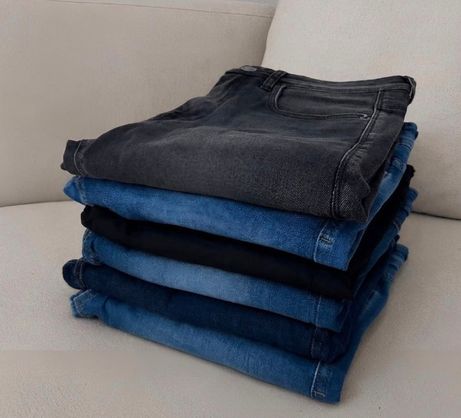 ➡️ Kit com 3 Calças Jeans Slim Fit Com Lycra