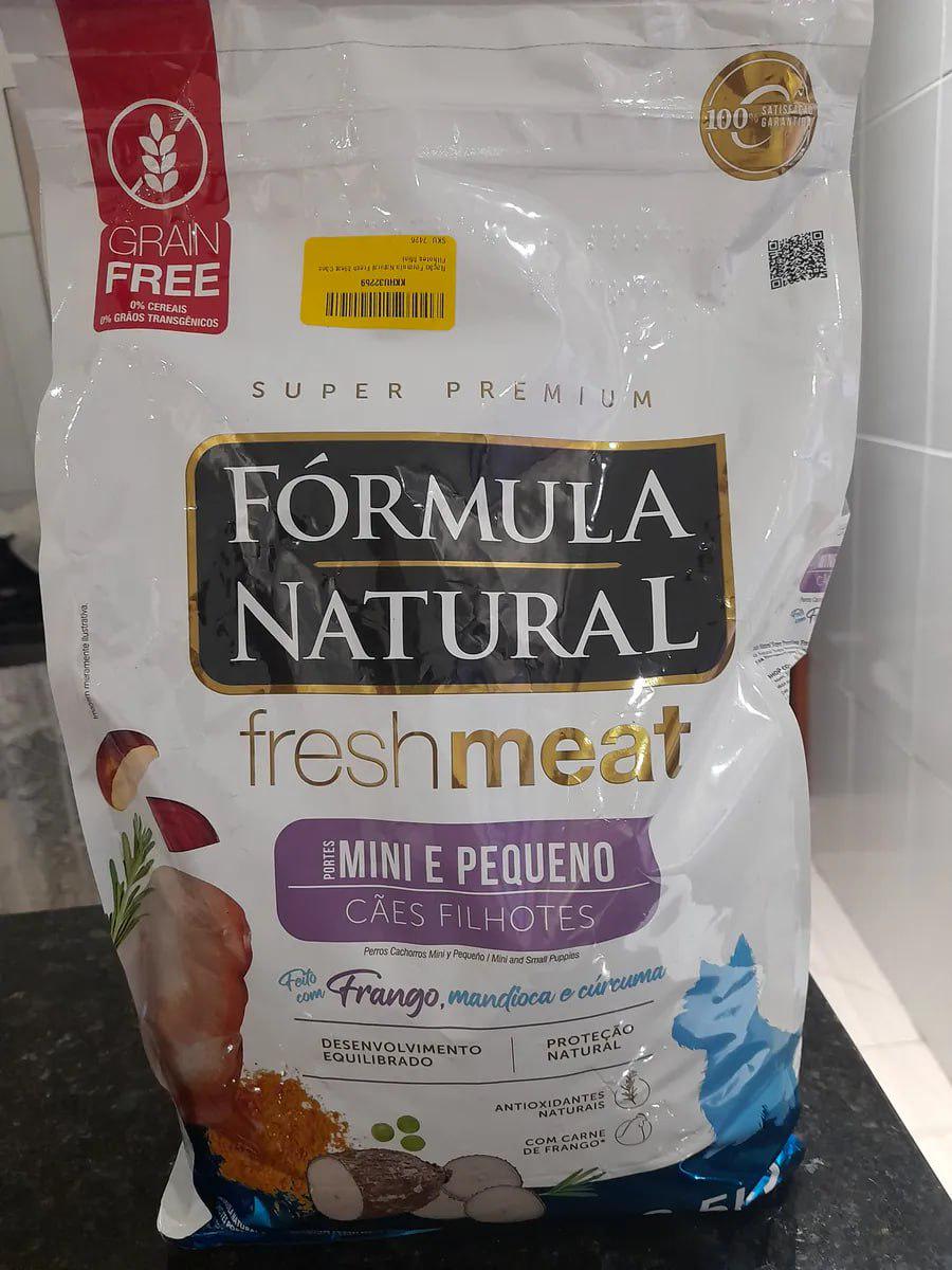 🐾 Fórmula Natural Fresh Meat Cão Filhote Mini e Pequeno Cão Filhote 2,5kg
