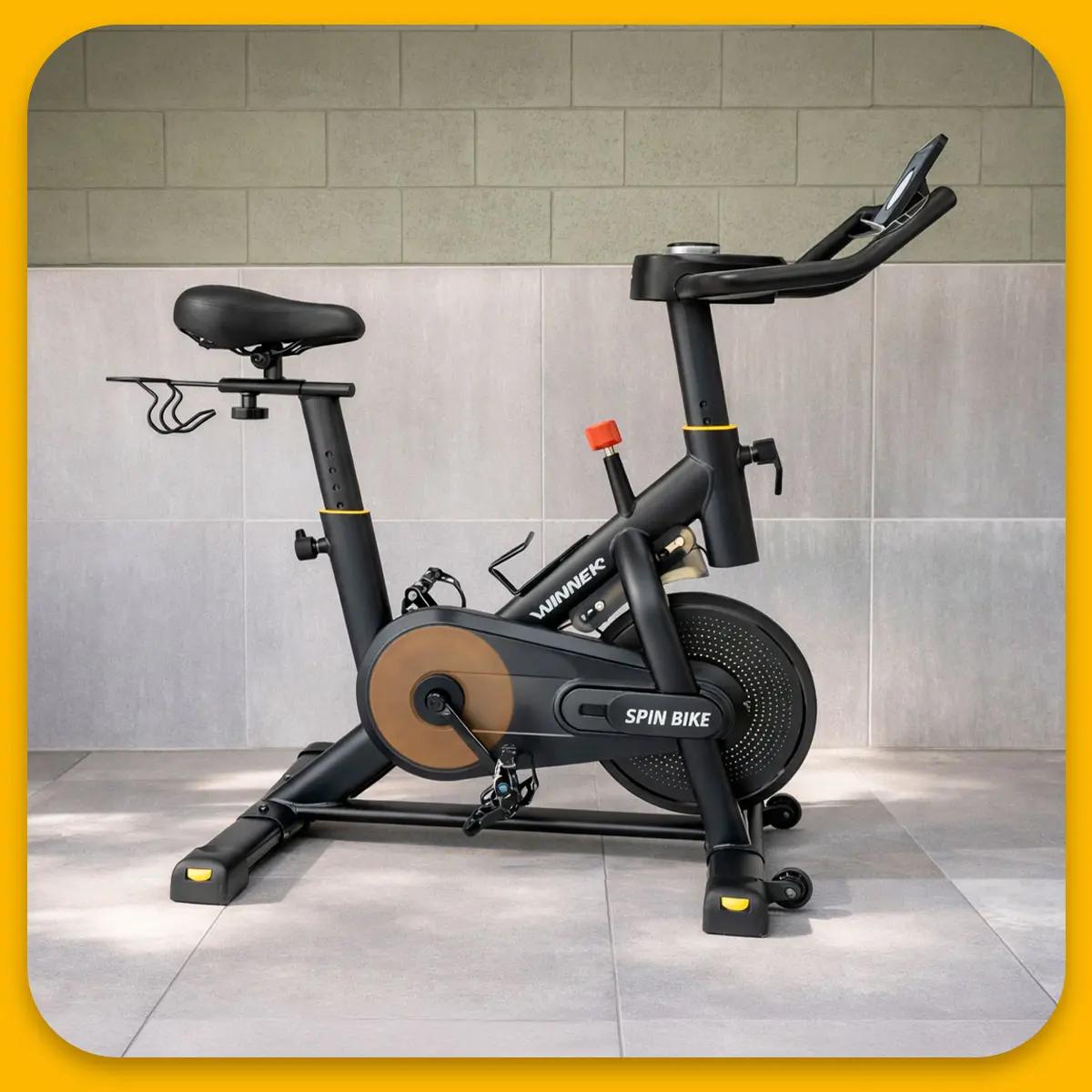 🚚 Bicicleta Ergométrica Spinning Winnek SYNC Magnética, com Roda de Inércia 13kg e Bluetooth para App Fitshow