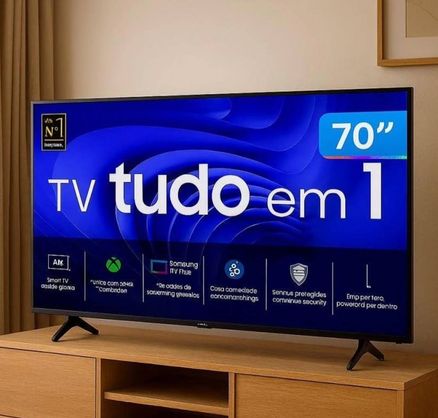 ➡️ Smart TV Samsung 70" 4K Crystal UHD