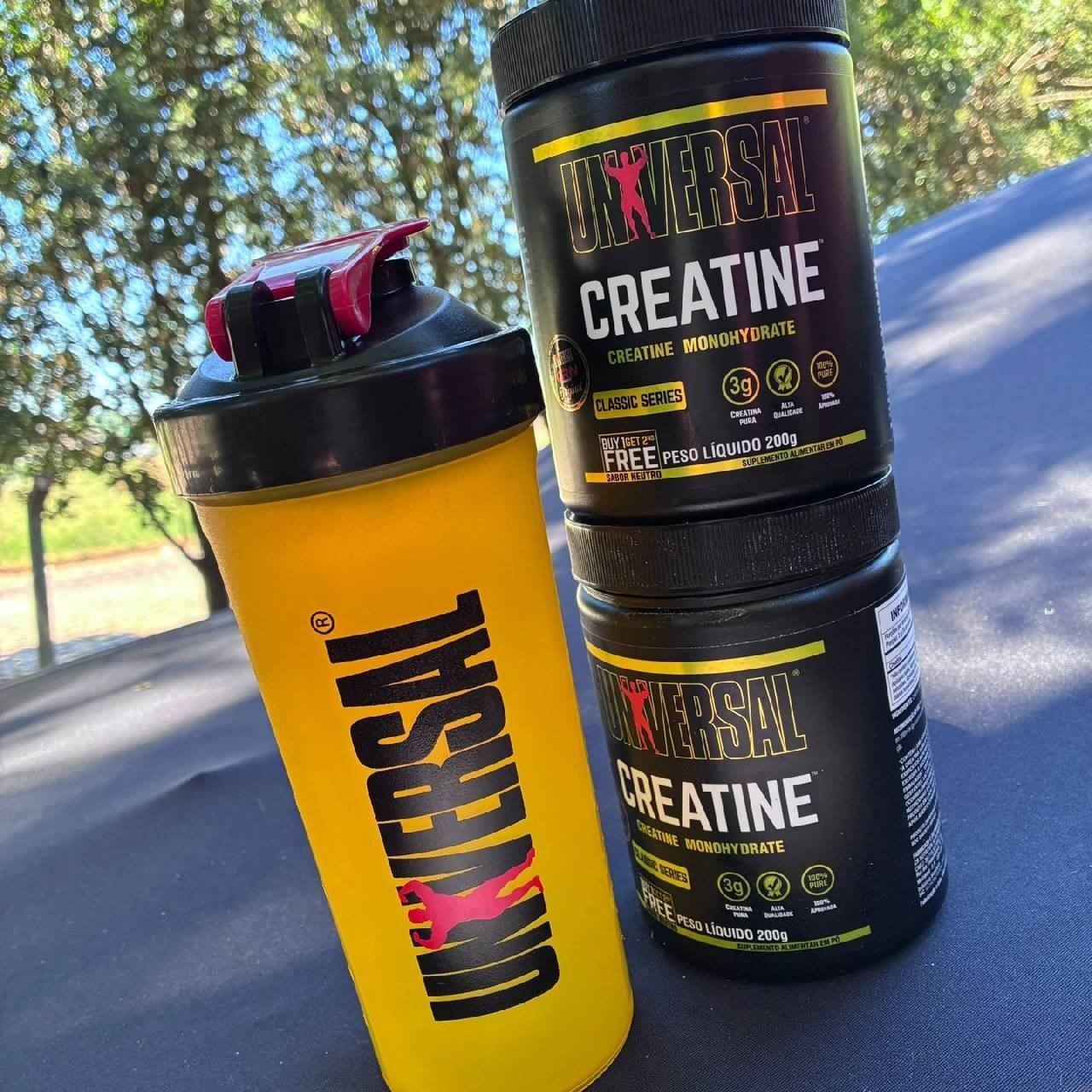 ➡️ Kit 2x Creatina Monohidratada 200g + Coqueteleira 600ml - Universal Nutrition
