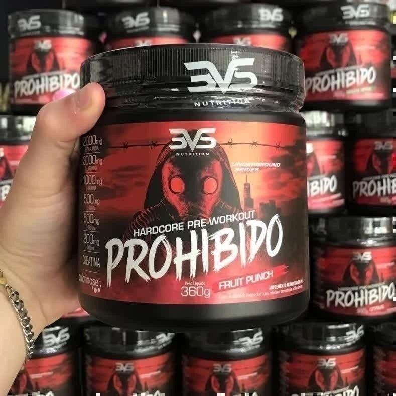 ➡️ Pré Treino Prohibido 360g - 3VS (6 Sabores)