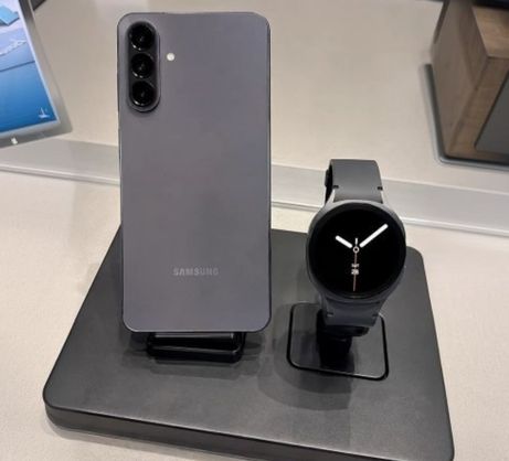 ➡️ Samsung Combo: Galaxy A57 5G, 256GB, Cinza + Galaxy Watch8 BT 40mm