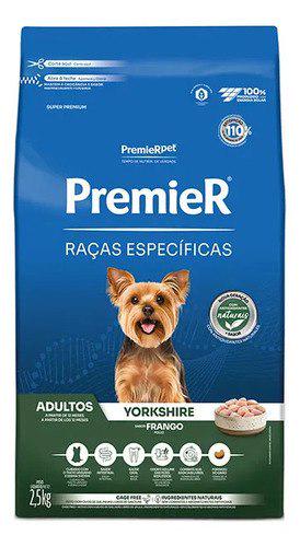 🐾 Ração Seca PremieR Super Premium Yorkshire Adulto Frango 2.5kg