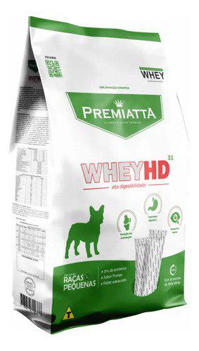 🐾 Ração Premiatta Whey Hd 31 P/ Cão Adul Raça Pq Sabor Mix 6kg