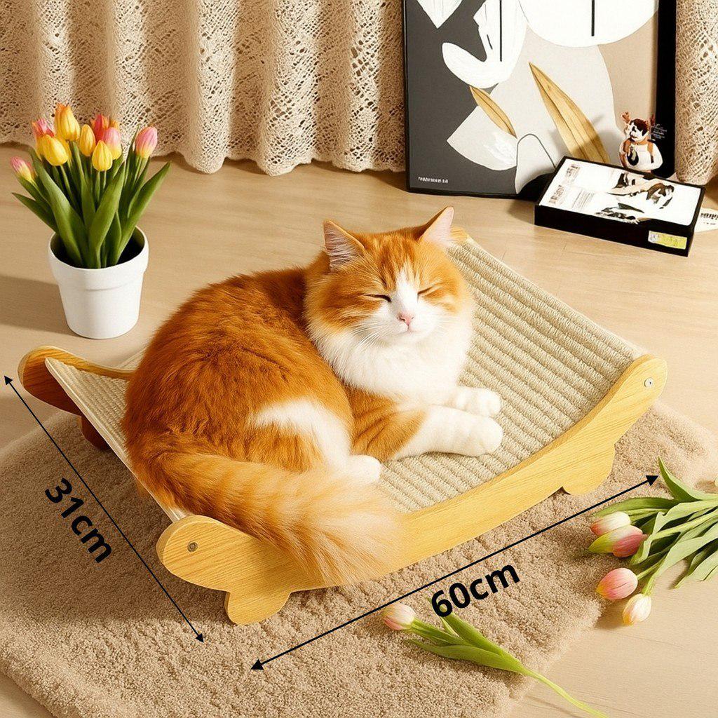 🐾 Arranhador e Cama de Gato Design Curvo Conforto e Durabilidade Ideal para Afiação de Garras e Descanso