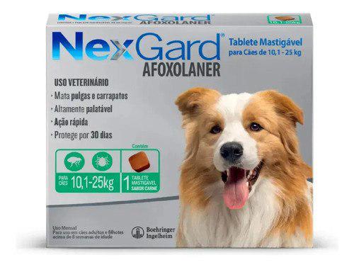 🐾 Boehringer Ingelheim NexGard Tablete Antipulgas e Carrapatos Cão - 1 - 10 kg - 25 kg - 1 Unidade