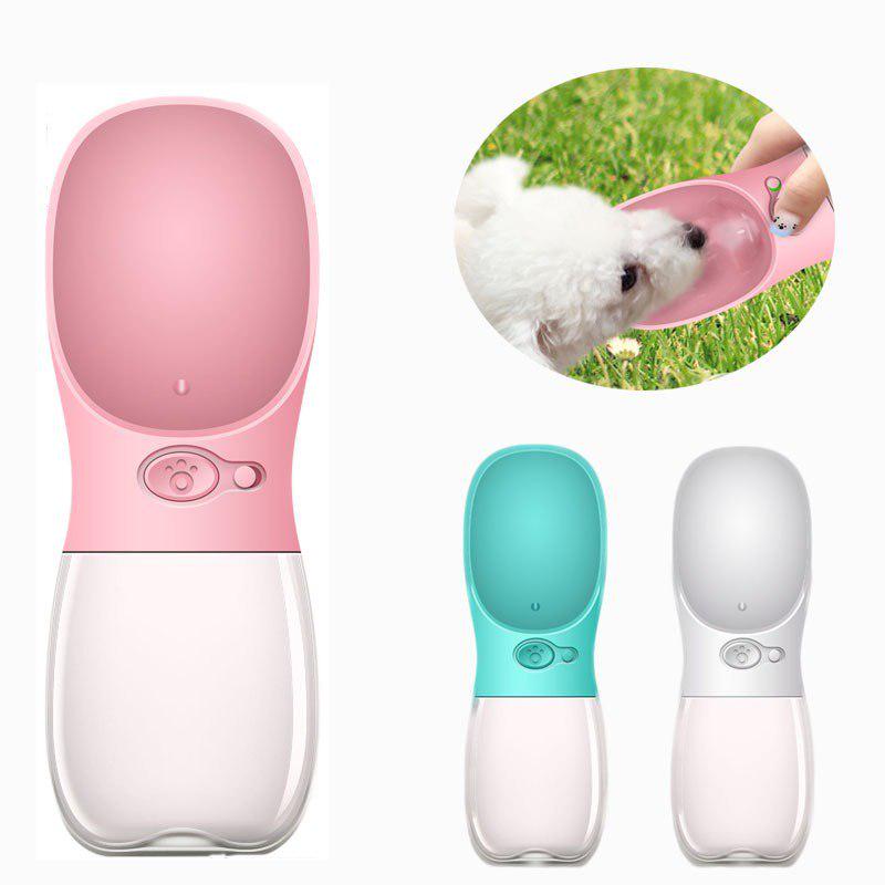 🐾 Garrafa Água Bebedouro 350ml Portátil Pet Cachorro Passeio
