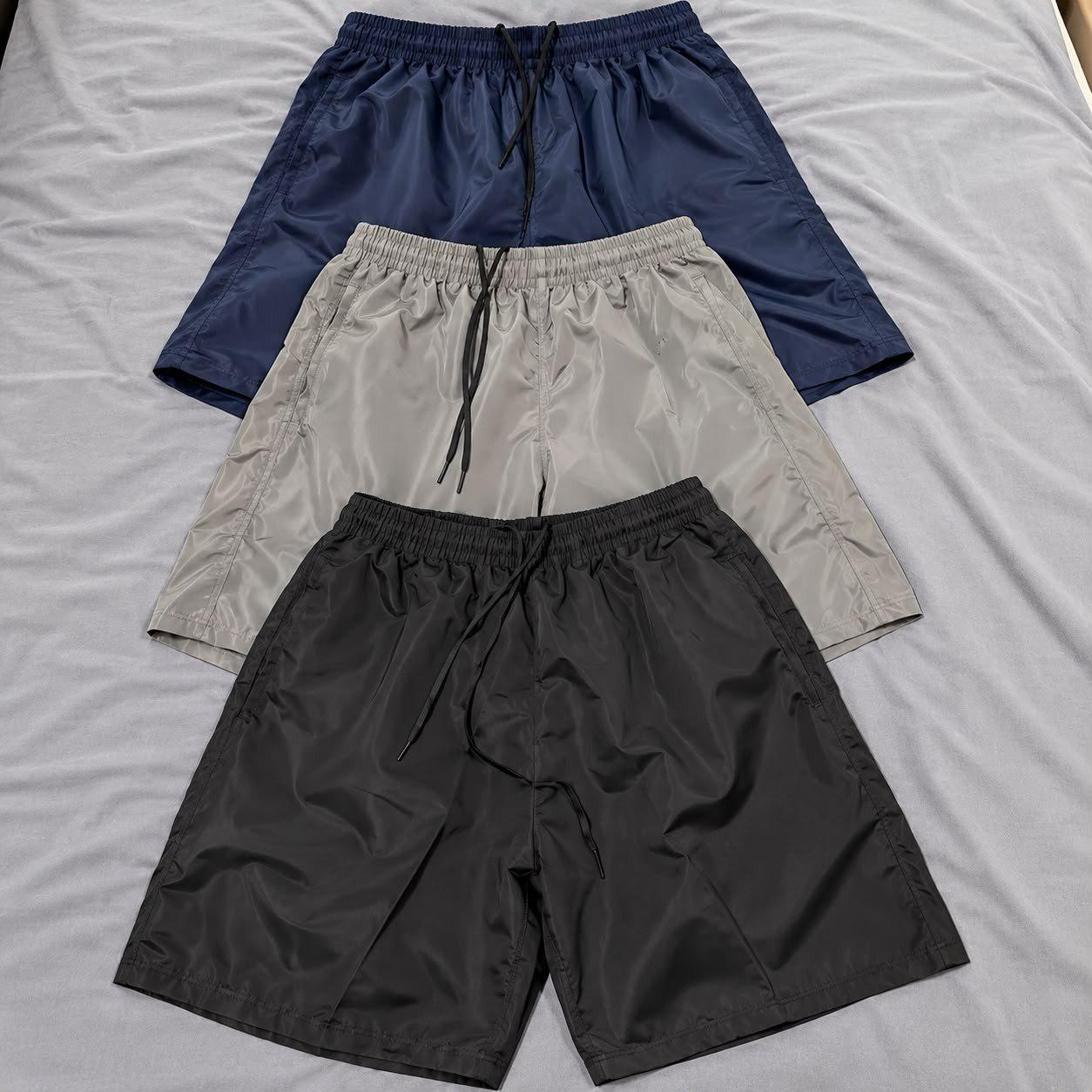 ➡️ Kit 3 Bermudas Masculina Tactel Lisa - PH