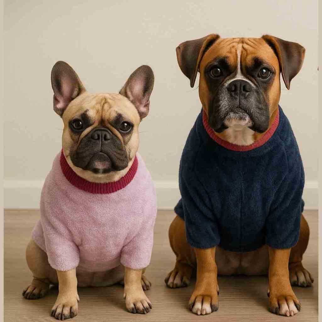 🐾 KIT 2 ROUPAS Inverno Cães e gatos PP ao XG–Tecido Soft Macia e Confortável, Várias Cores e Tamanhos