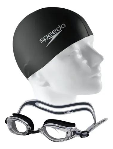 🚚 Óculos De Natação Speedo Izy! Ad + Touca Silicone