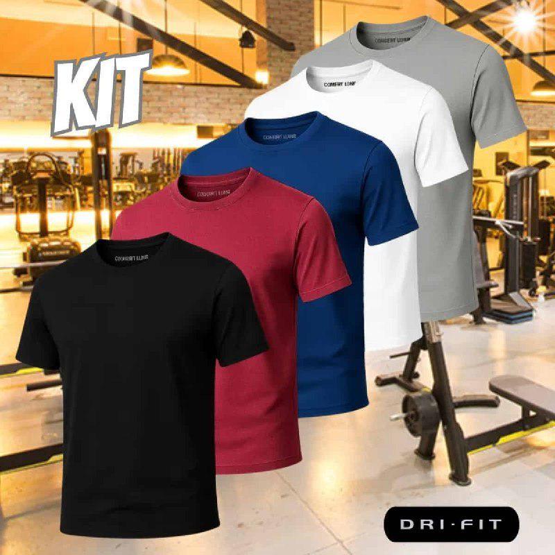 ➡️ Kit 5 Camiseta Masculina Dry Fit - Comfort Livre