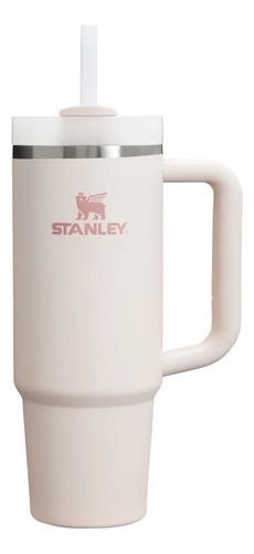 🚚 Copo Térmico Quencher Quartzo Rosa Stanley | 887ML Em Aço Inox