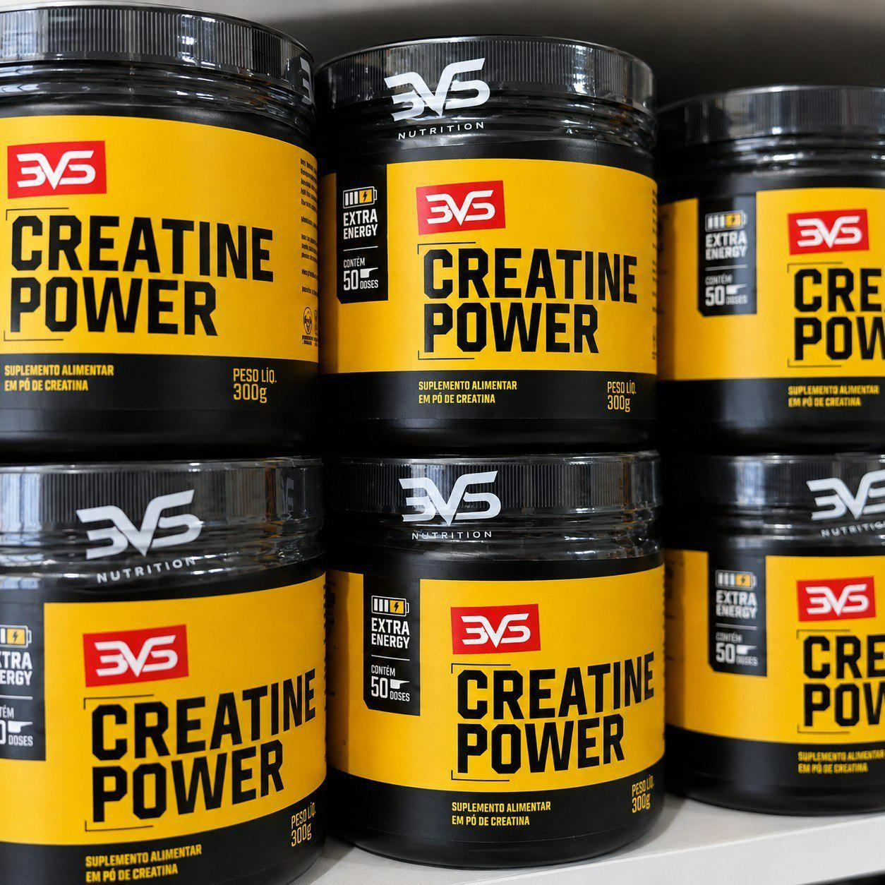 🚚 Creatina Monohidratada Power 300g 3VS Nutrition