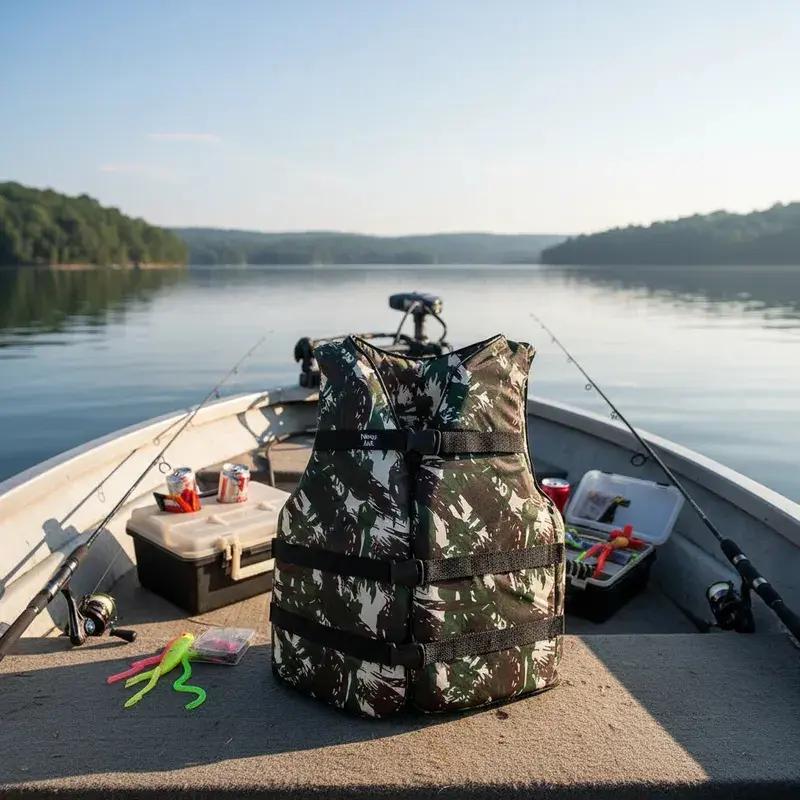 🚚 Flutuador Colete Salva Vidas Pesca Caiaque 15 A 150 Kg