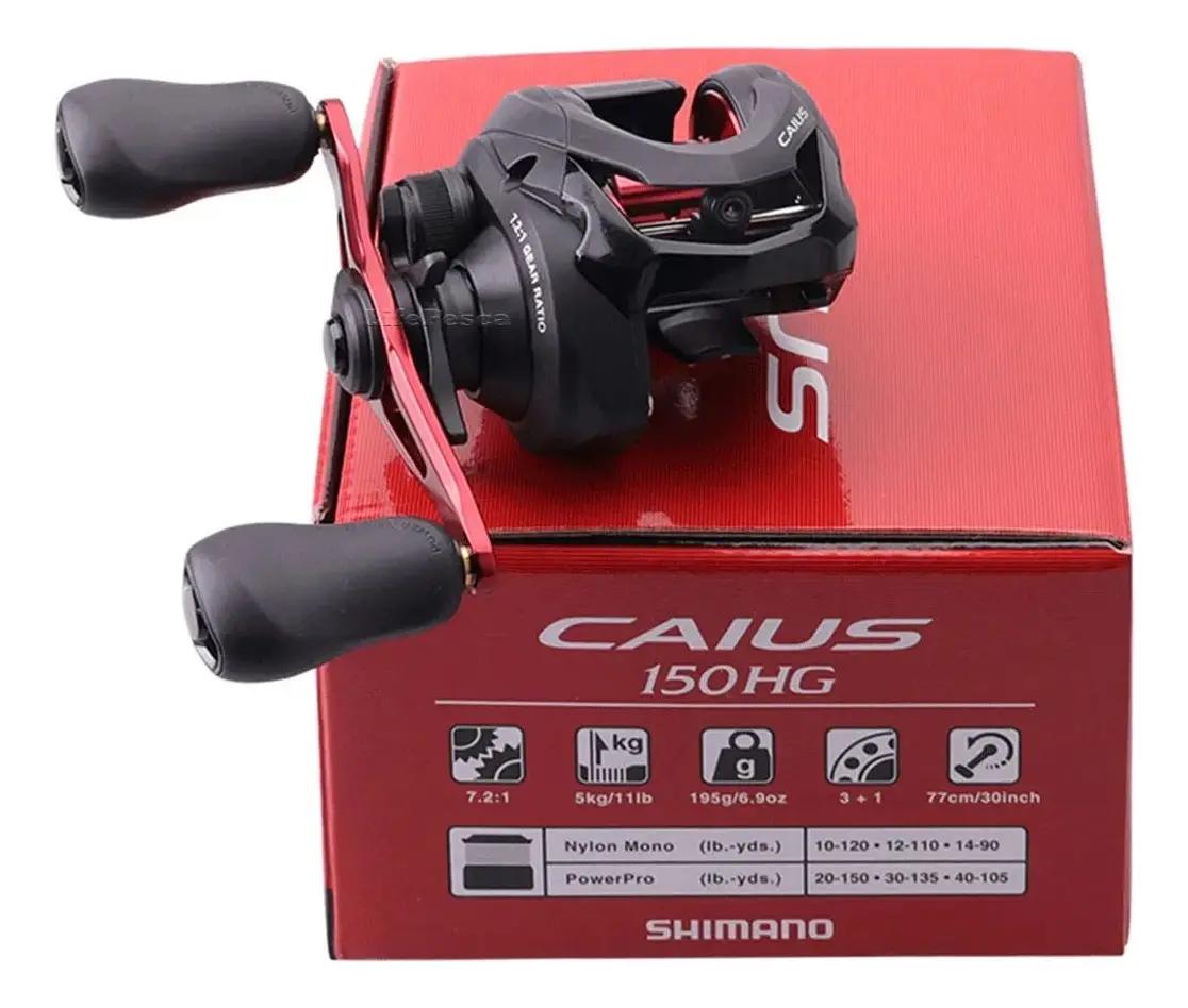 🚚 Carretilha Caius 151 Hg Shimano 5kd Drag Recolhimento 7.2:1