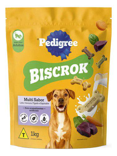 🐾 Pedigree Biscrok Petisco para Cachorro Adulto Multi Sabor 1kg