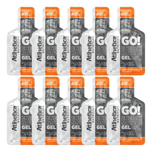 🚚 Suplemento Alimentar Liquido 30g - 10 Sachês Em Gel Carb Up Sabor Laranja com acerola