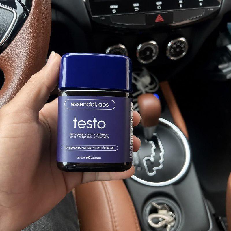 🚚 Precursor da Testosterona Testo Essencial 60 Cápsulas
