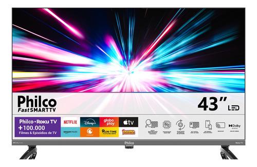 🚚 Smart Tv 43 Philco P43vik Roku Led Dolby Audio Wi-fi Hdmi Hdr Full Hd 110/220v