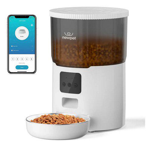 🐾 Comedouro Automático 4L Newpet Para Cães E Gatos Com Voz E App