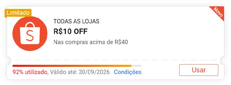 🚨 Cupom Shopee Voltando
