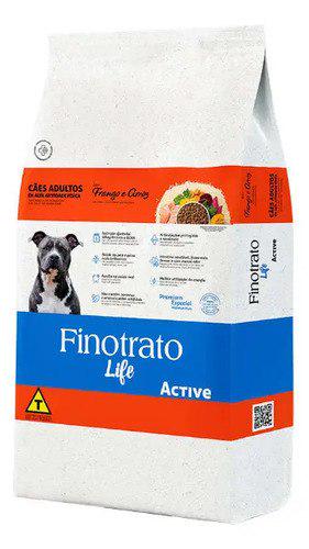 🐾 Ração Seca Finotrato Life Active Frango e Arroz para Cães Adultos 15kg